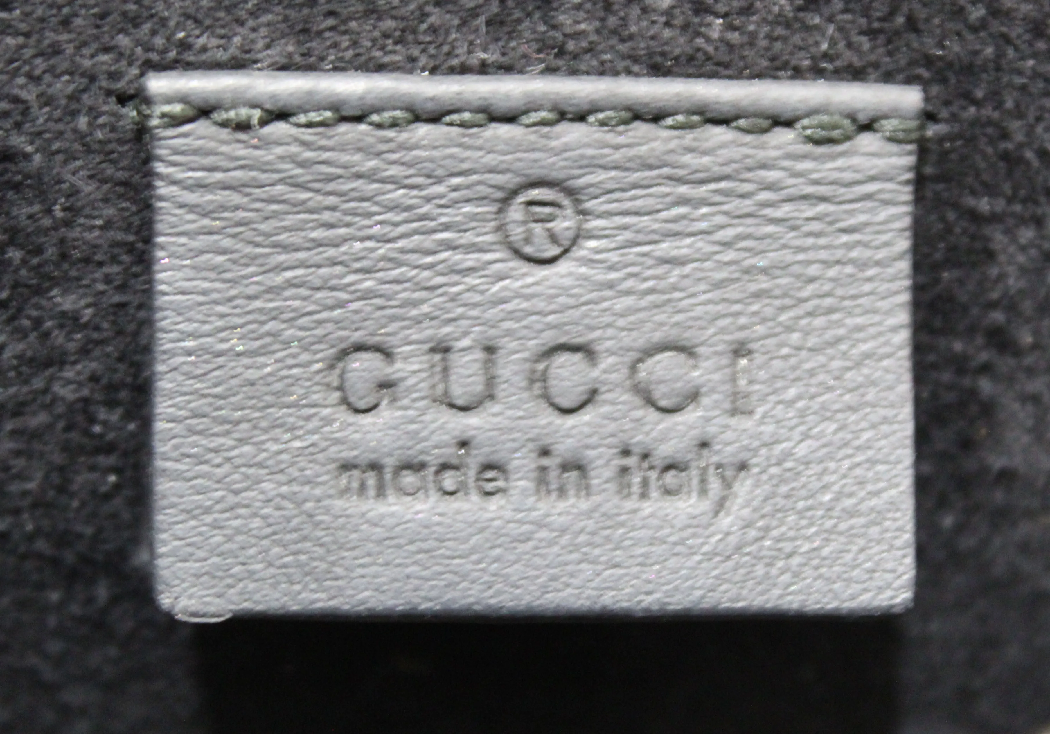 Authentic Gucci GG Supreme with Black Suede Dionysus Small Shoulder Bag