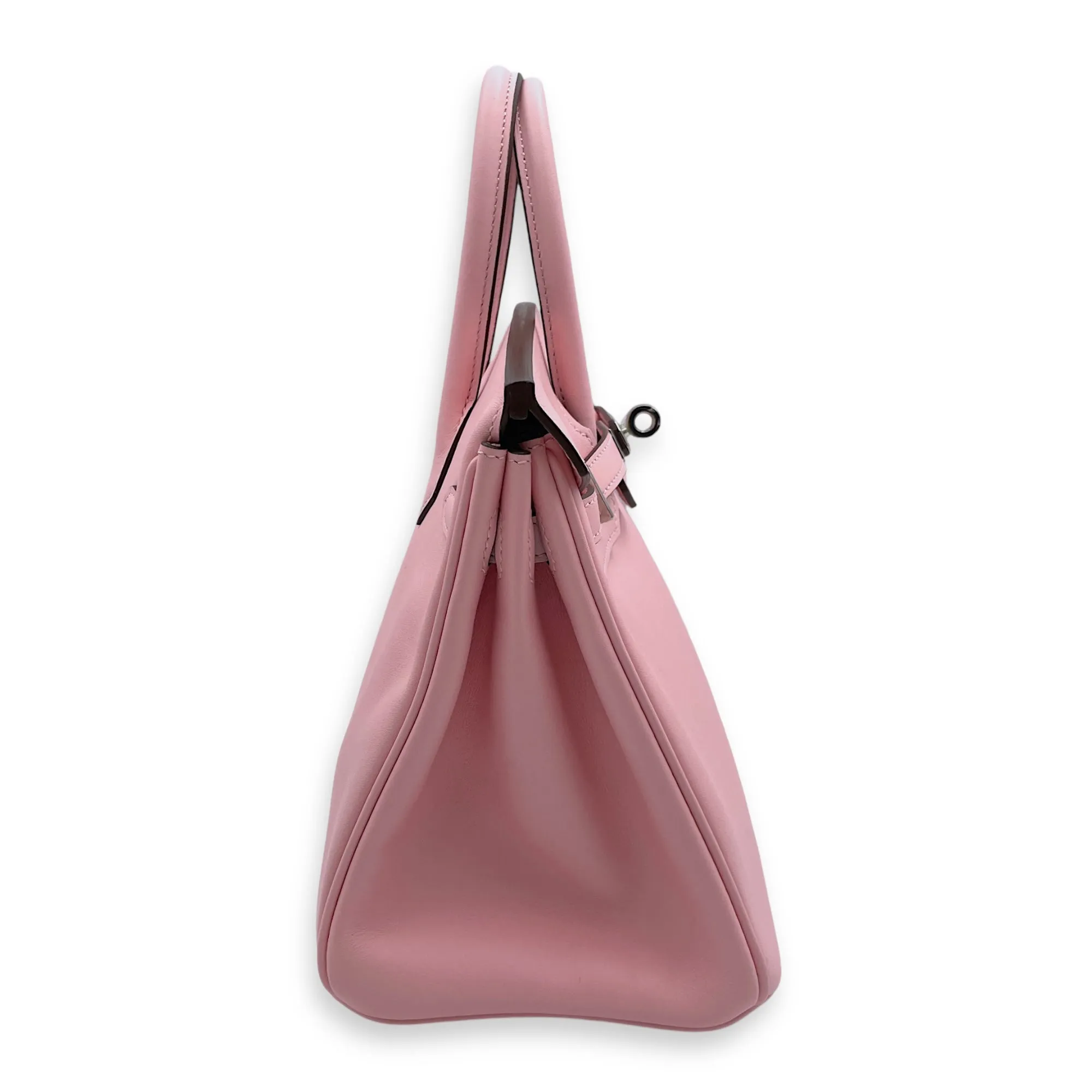 Birkin 25 Rose Sakura in Veau Jonathan, Palladium hardware