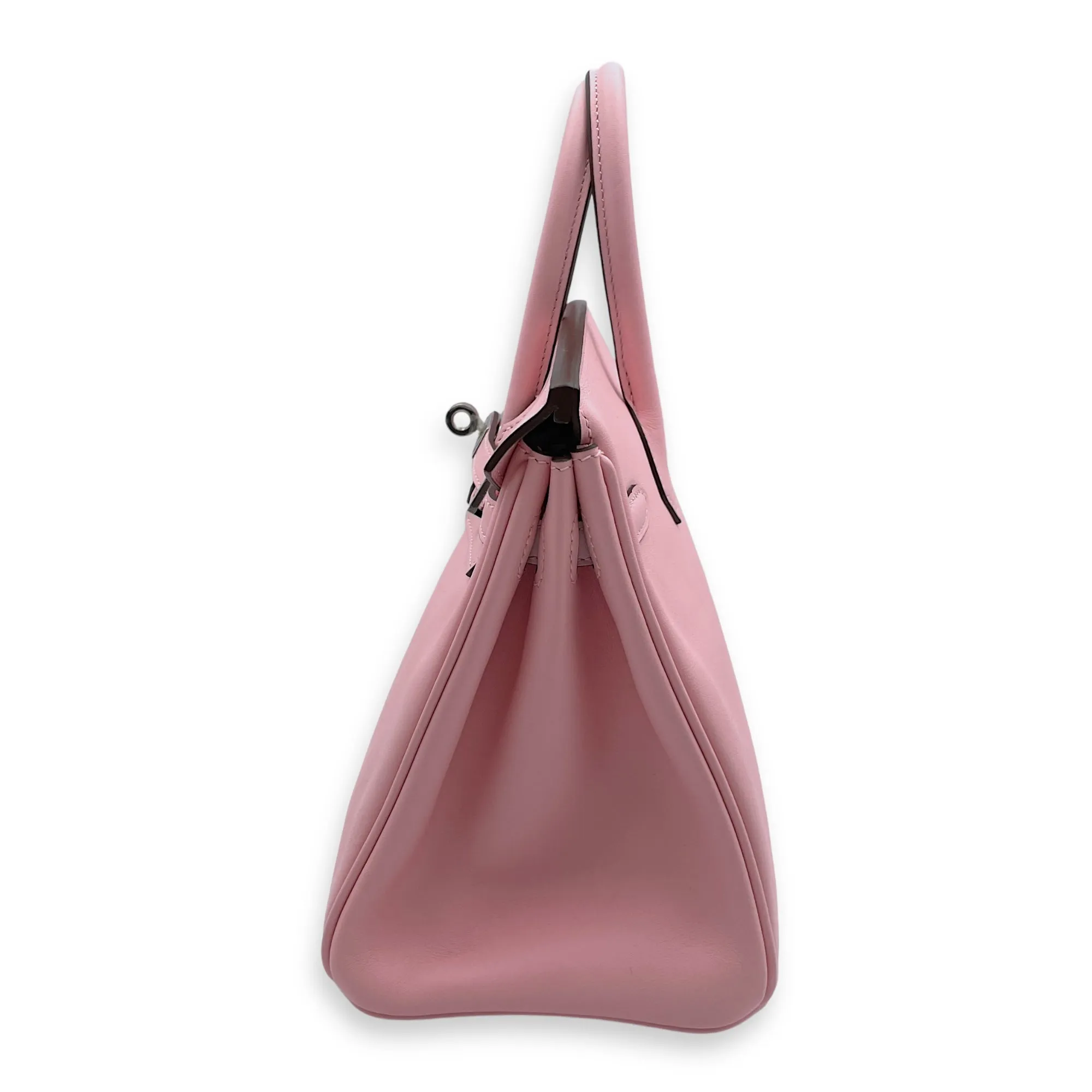 Birkin 25 Rose Sakura in Veau Jonathan, Palladium hardware