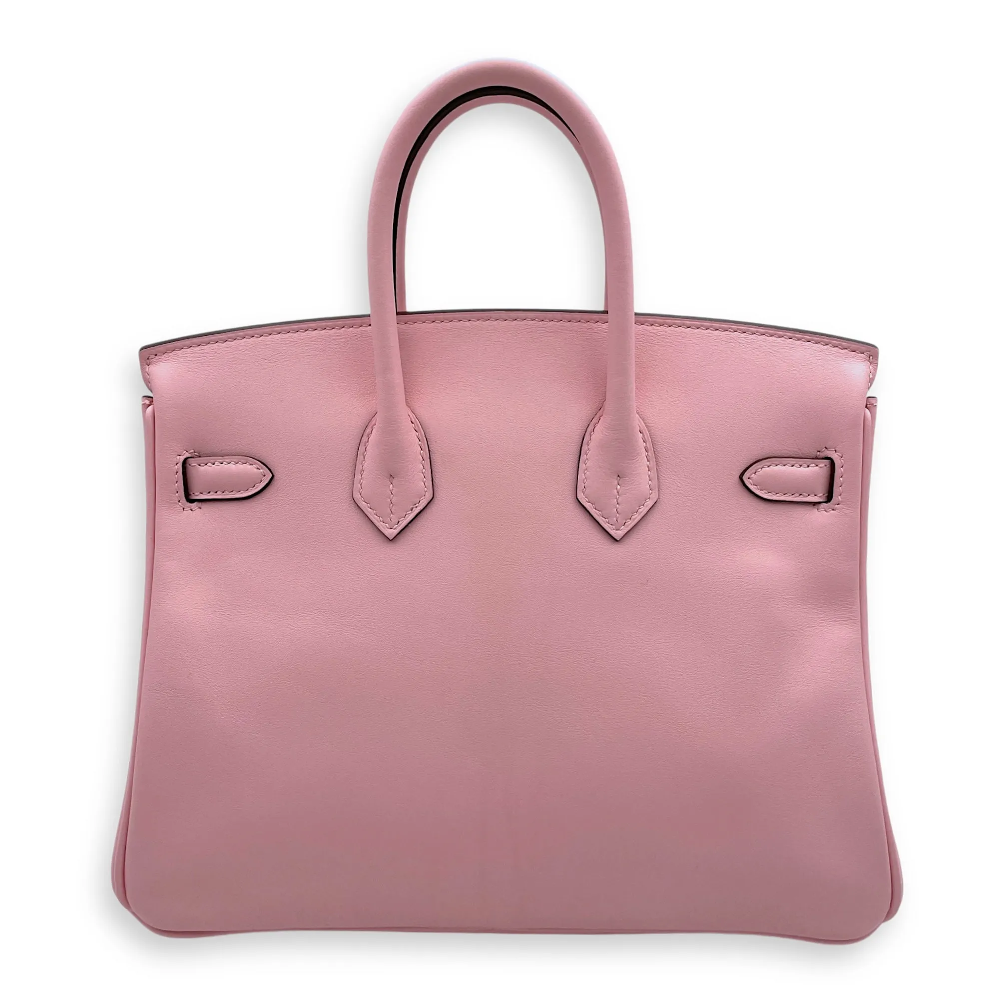 Birkin 25 Rose Sakura in Veau Jonathan, Palladium hardware