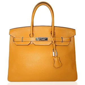 Birkin 35 Moutarde