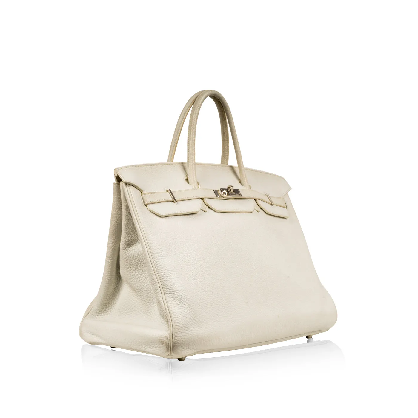 Birkin 40cm - White Togo - PHW