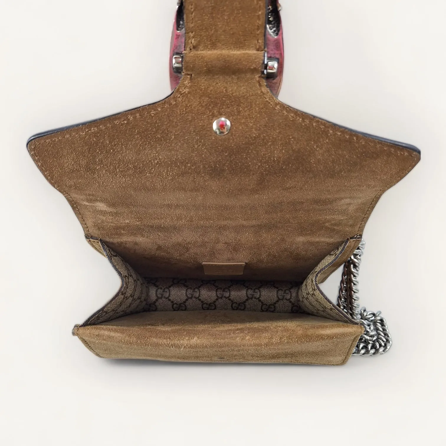 Bolsa Gucci Mini Dionysus Monograma Top Handle Bag