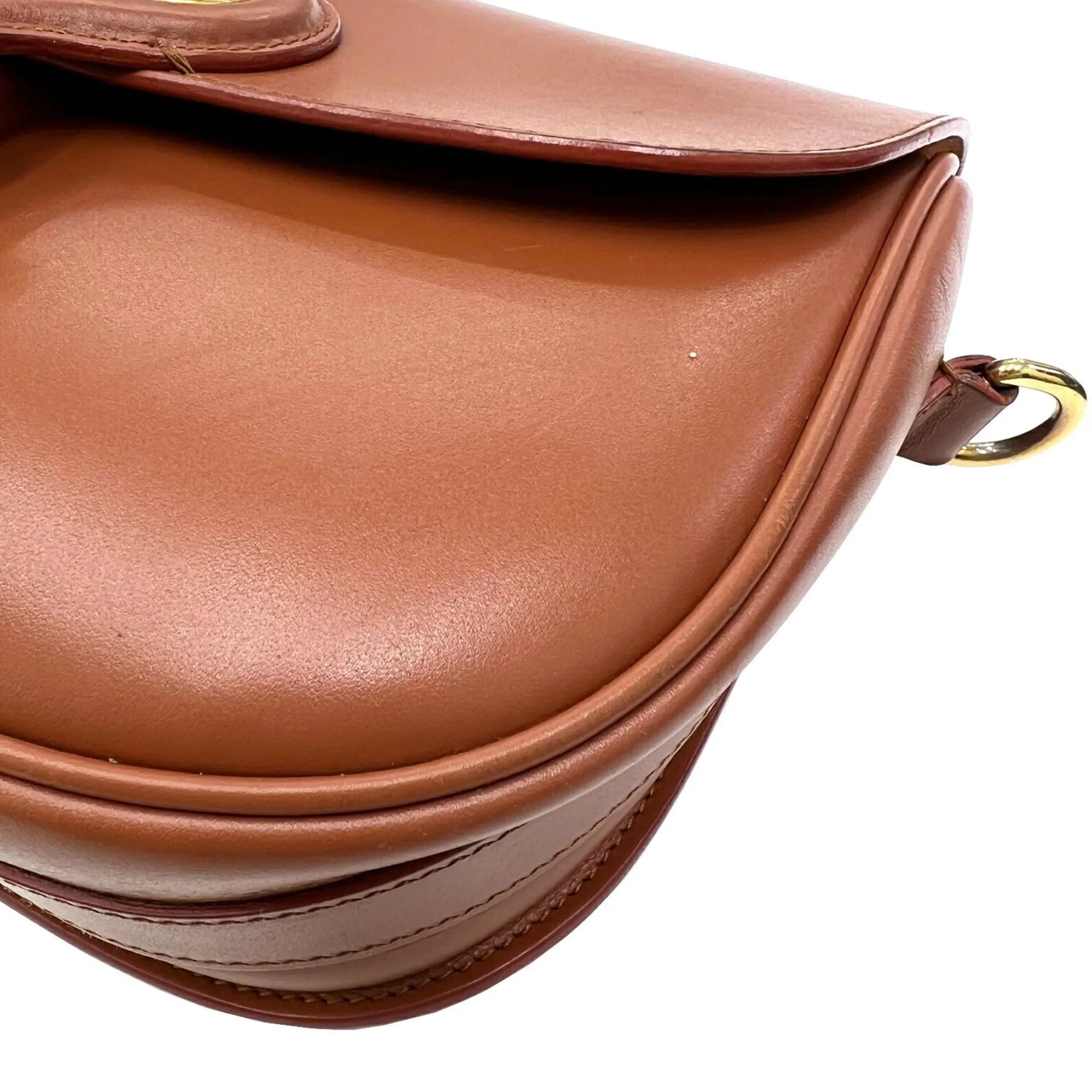 CHRISTIAN DIOR BOBBY Dior Bobby Medium Shoulder Bag Box Calfskin Brown Camel Ladies