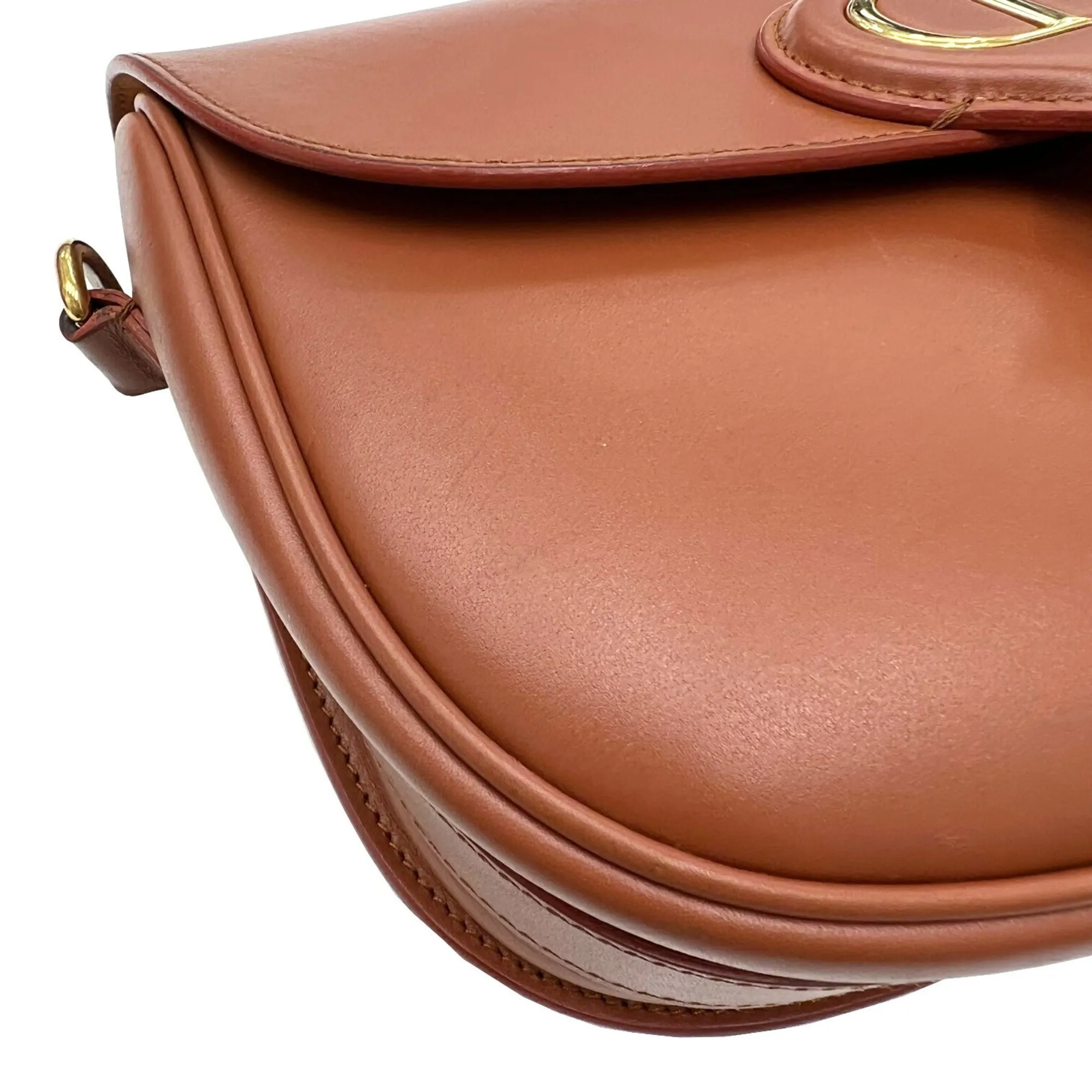 CHRISTIAN DIOR BOBBY Dior Bobby Medium Shoulder Bag Box Calfskin Brown Camel Ladies