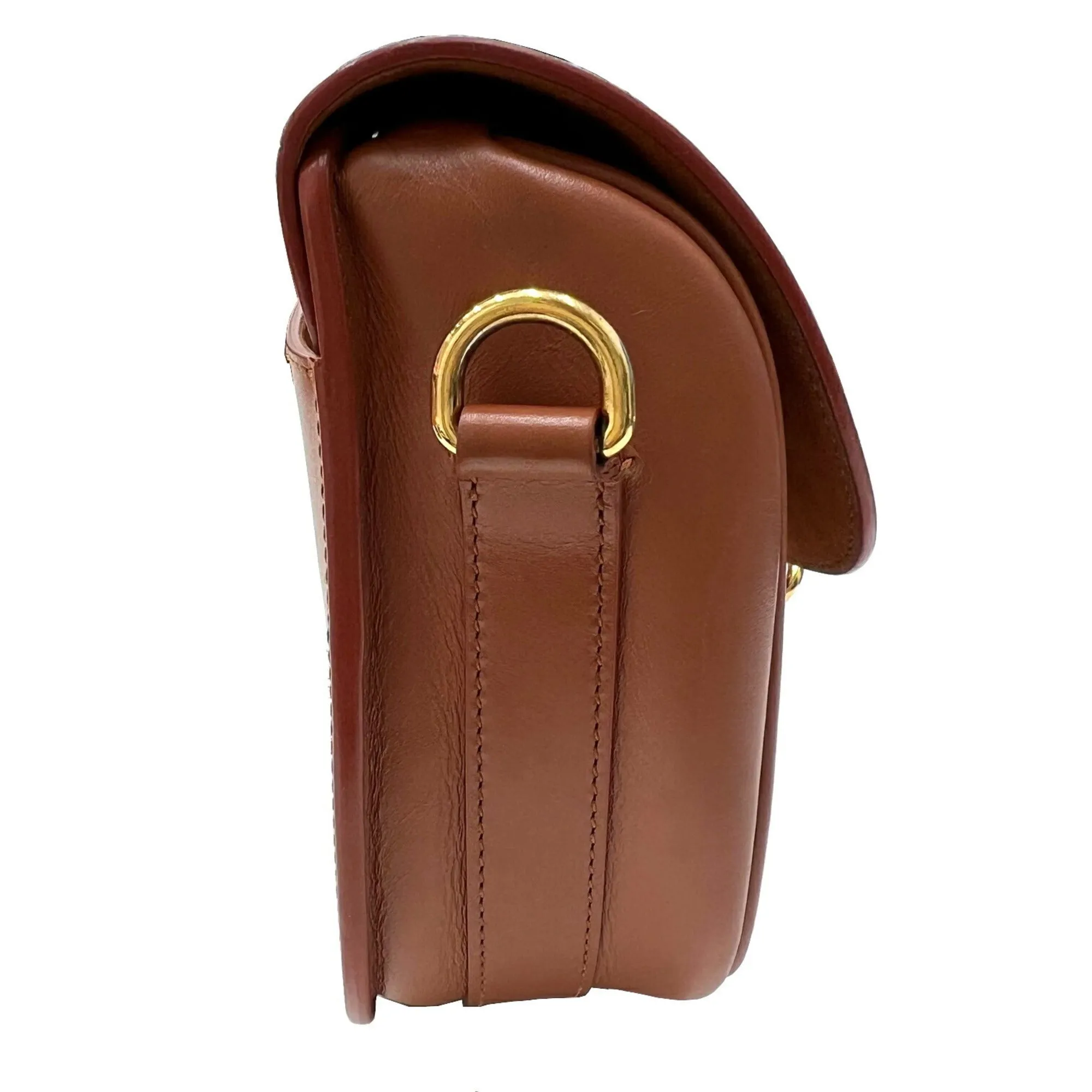 CHRISTIAN DIOR BOBBY Dior Bobby Medium Shoulder Bag Box Calfskin Brown Camel Ladies