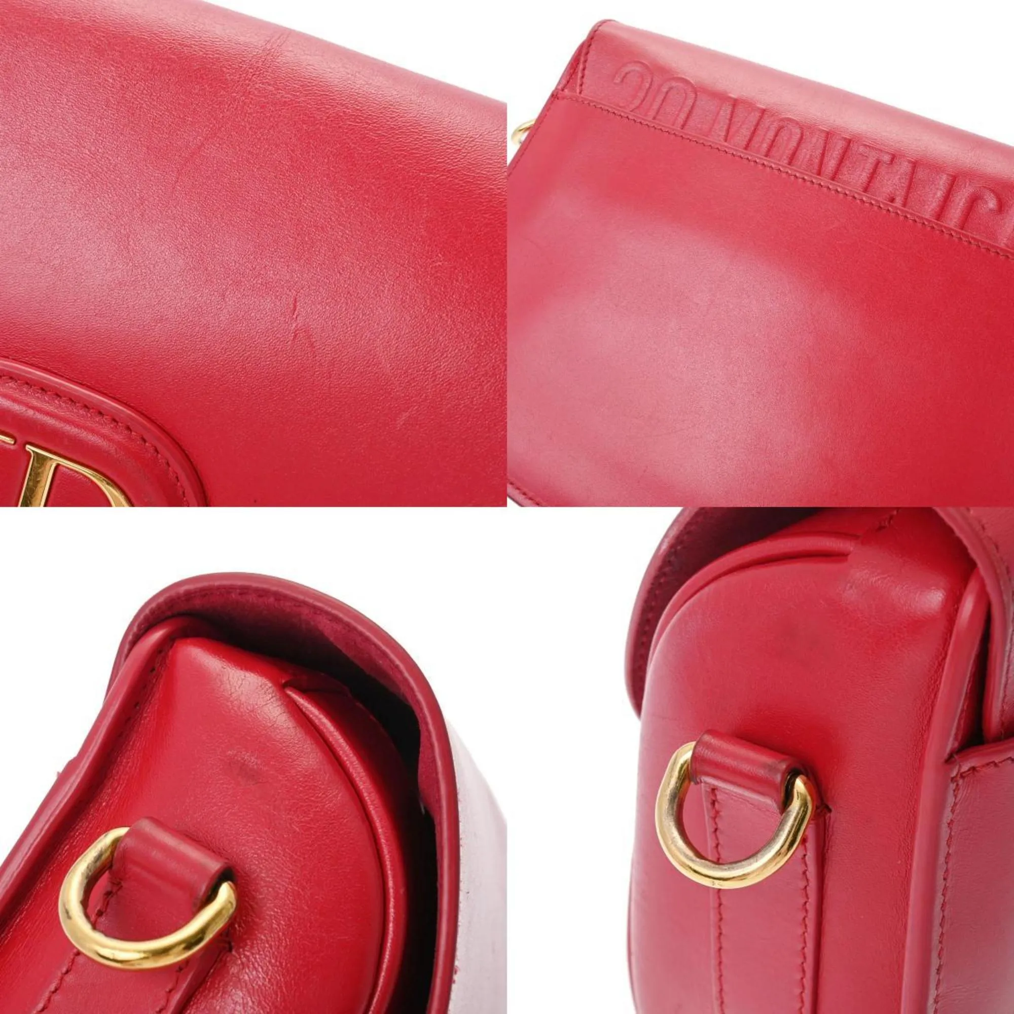 CHRISTIAN DIOR Bobby Medium Pink Women's Leather Shoulder Bag