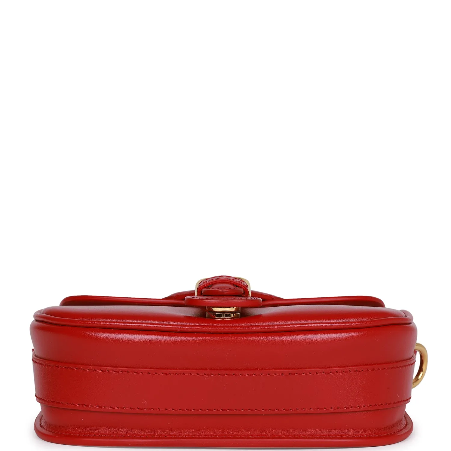 Christian Dior Poppy Red Calfskin Small Bobby Bag Gold Hardware