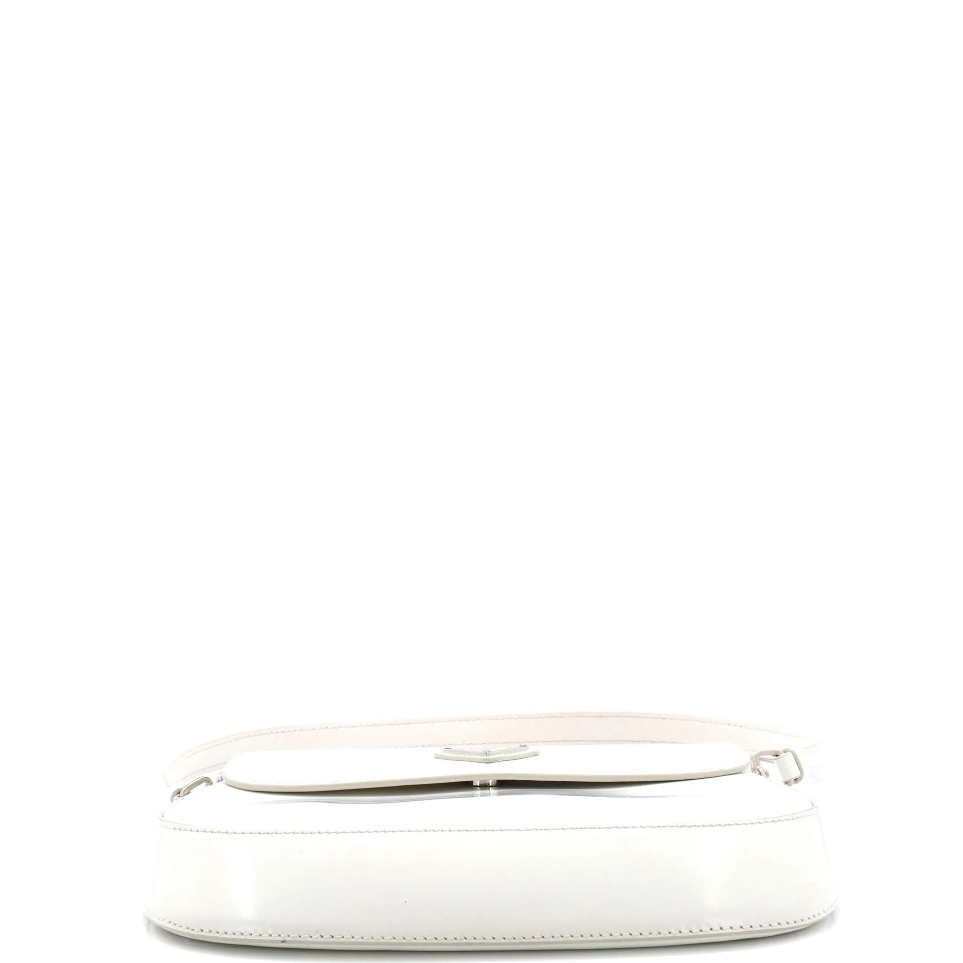 Cleo Flap Shoulder Bag Spazzolato Leather Small