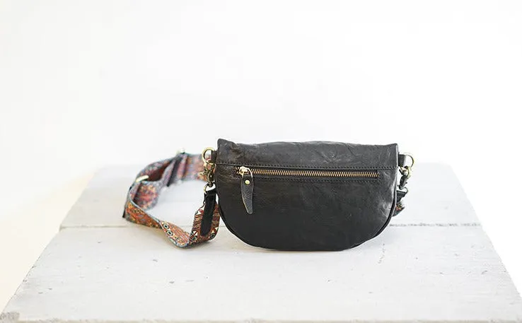 Cool Womens Brown Chest Bag With Boho Strap Sling Purse For Ladies