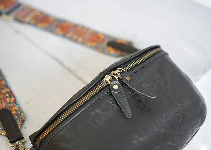Cool Womens Brown Chest Bag With Boho Strap Sling Purse For Ladies