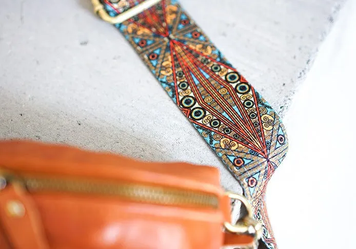 Cool Womens Brown Chest Bag With Boho Strap Sling Purse For Ladies