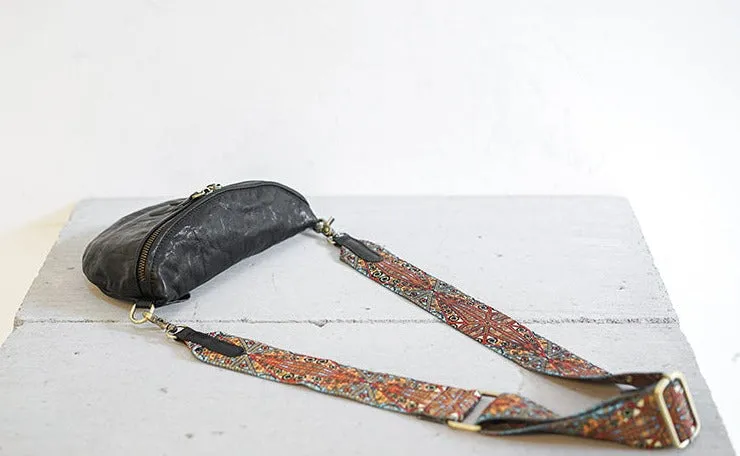 Cool Womens Brown Chest Bag With Boho Strap Sling Purse For Ladies