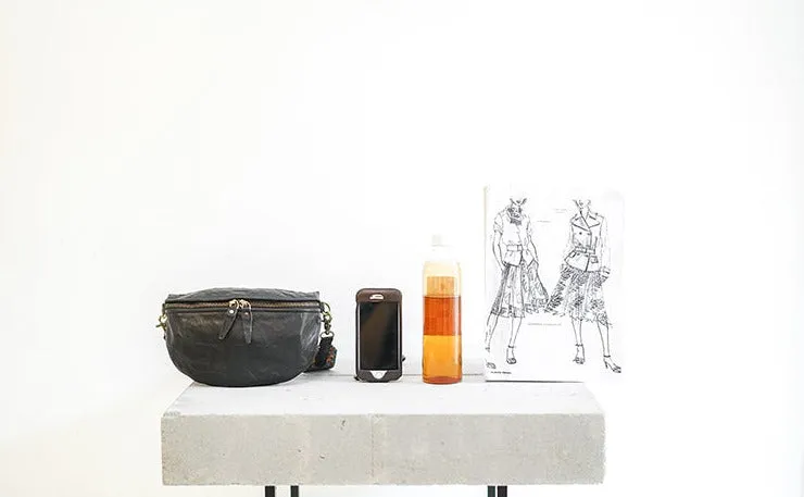 Cool Womens Brown Chest Bag With Boho Strap Sling Purse For Ladies