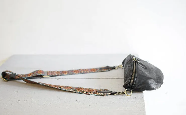 Cool Womens Brown Chest Bag With Boho Strap Sling Purse For Ladies