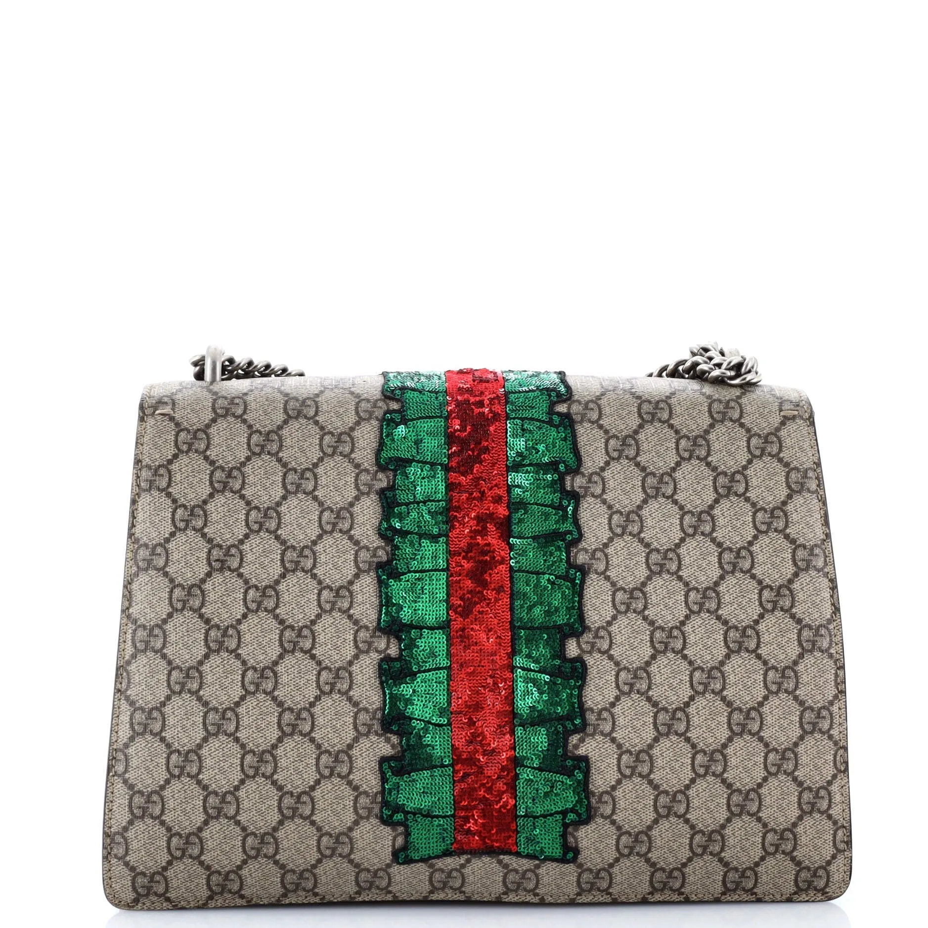 Dionysus Bag Embellished GG Coated Canvas Medium
