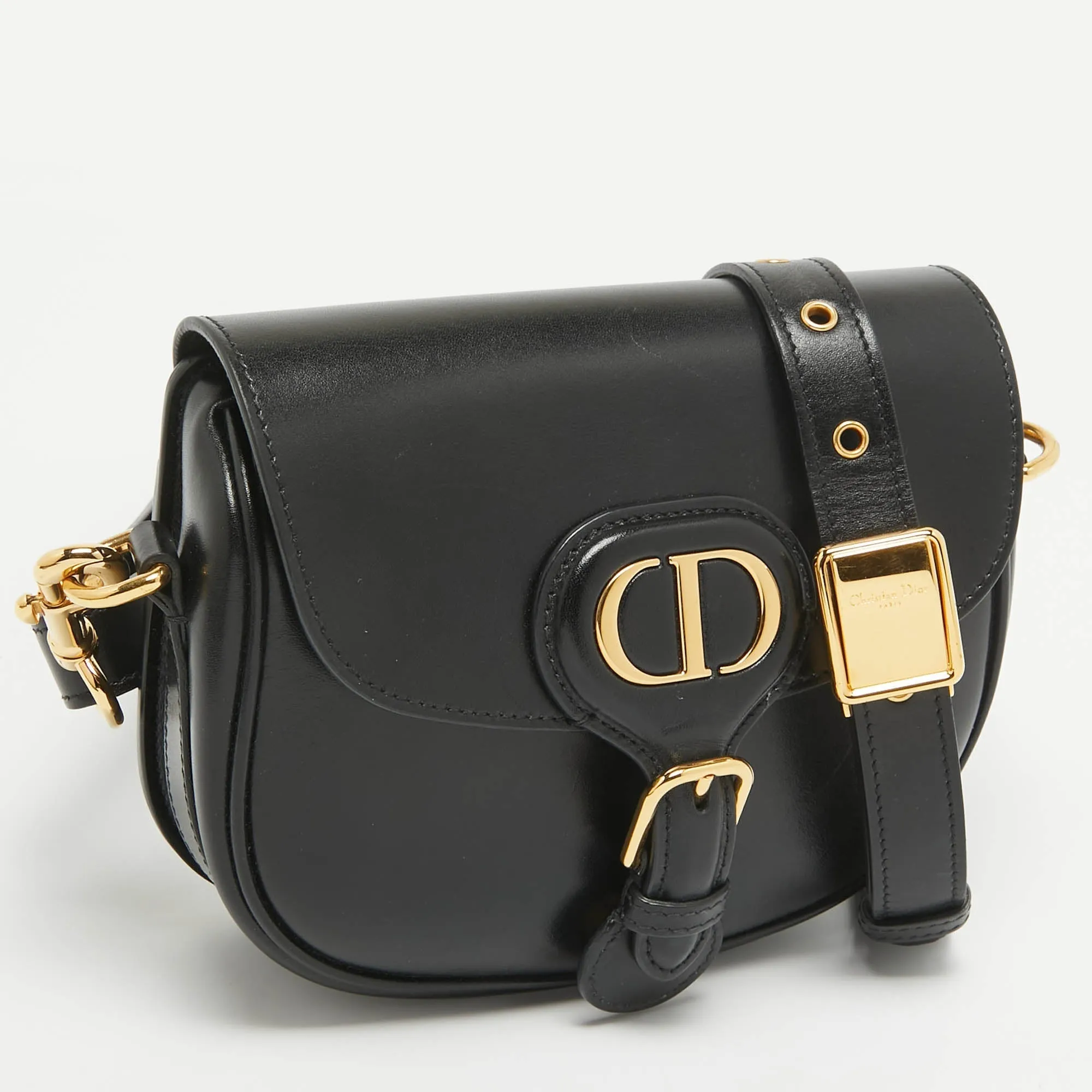 DIOR Black Leather Small Bobby Bag