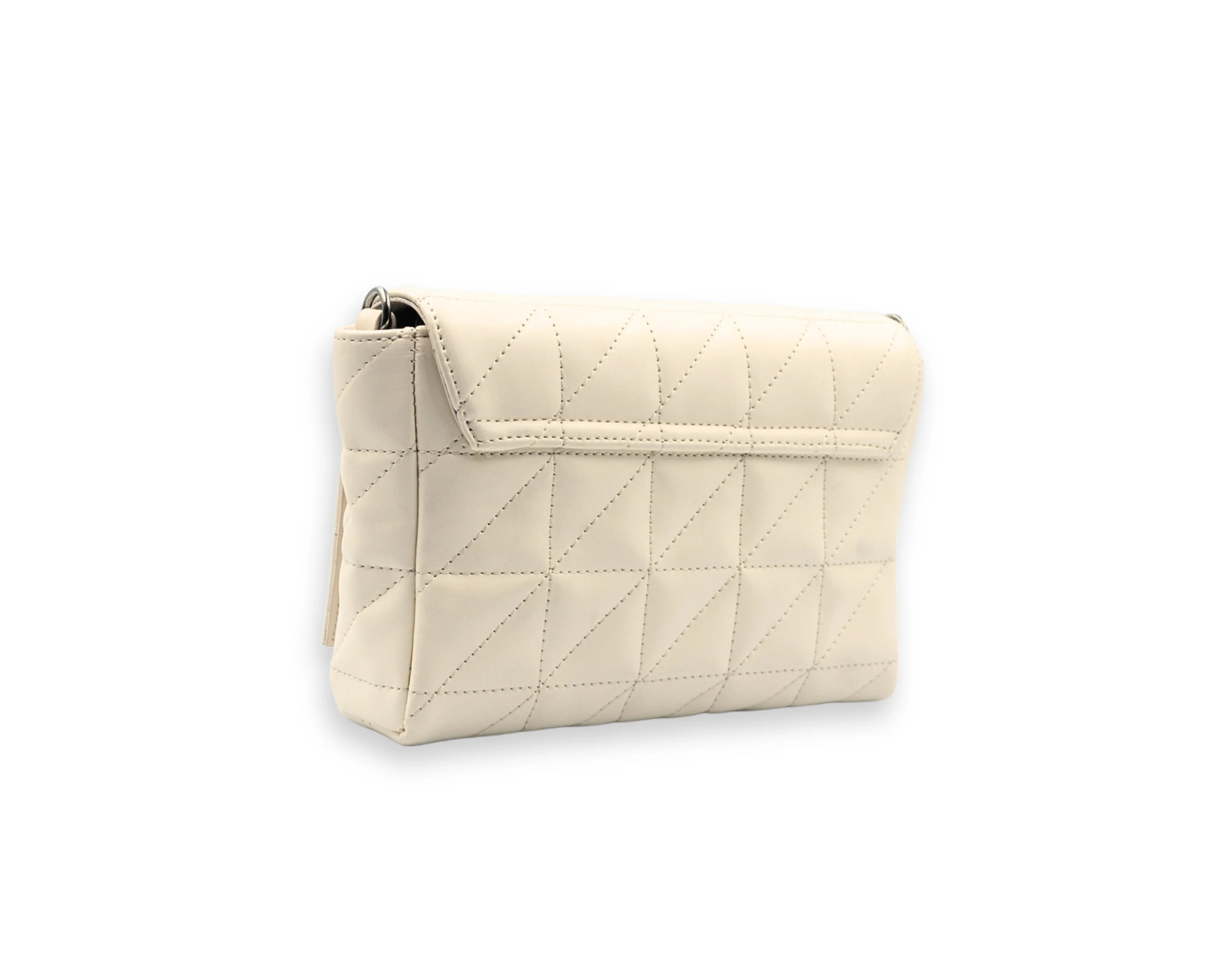 Elina Quilted Sling Bag - Ivory