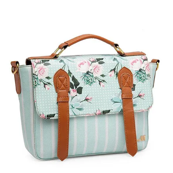 Floral Satchel Bag