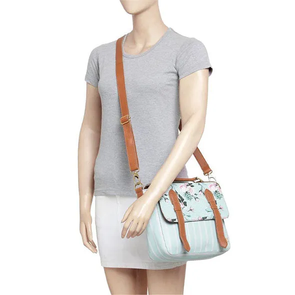 Floral Satchel Bag