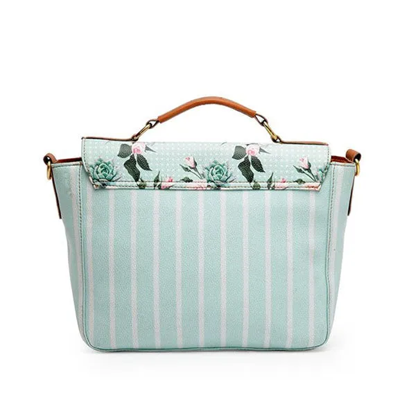 Floral Satchel Bag