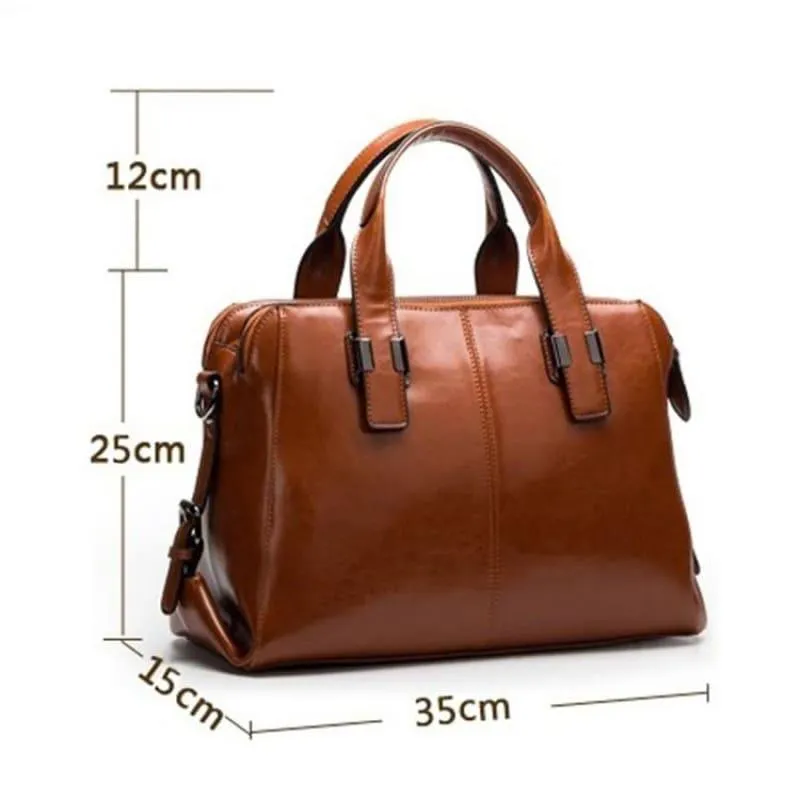 Genuine Leather Messenger Bag