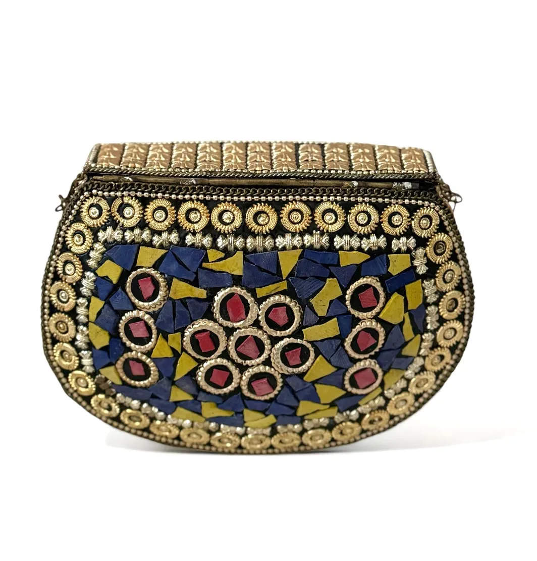 Gold Mosaic Purse