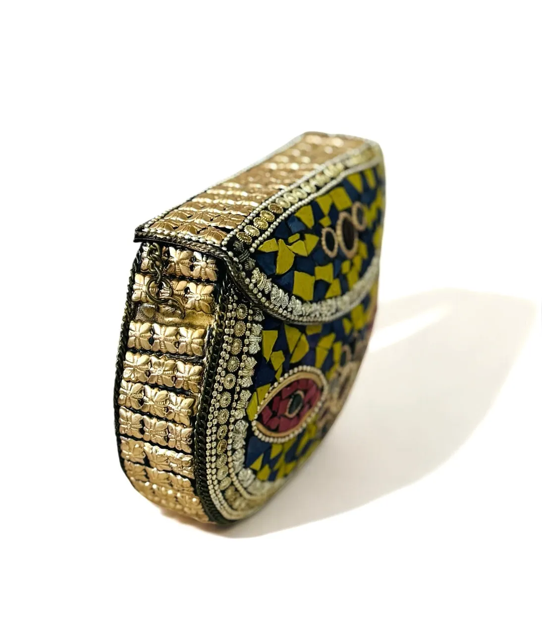 Gold Mosaic Purse