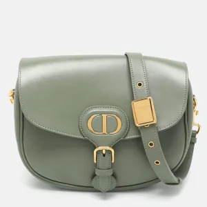 Green Leather Medium Bobby Shoulder Bag