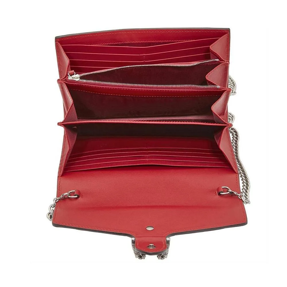 Gucci 401231 0416 Dionysus Women's Red Exotic Snake Skin Shoulder Bag (GG2066)