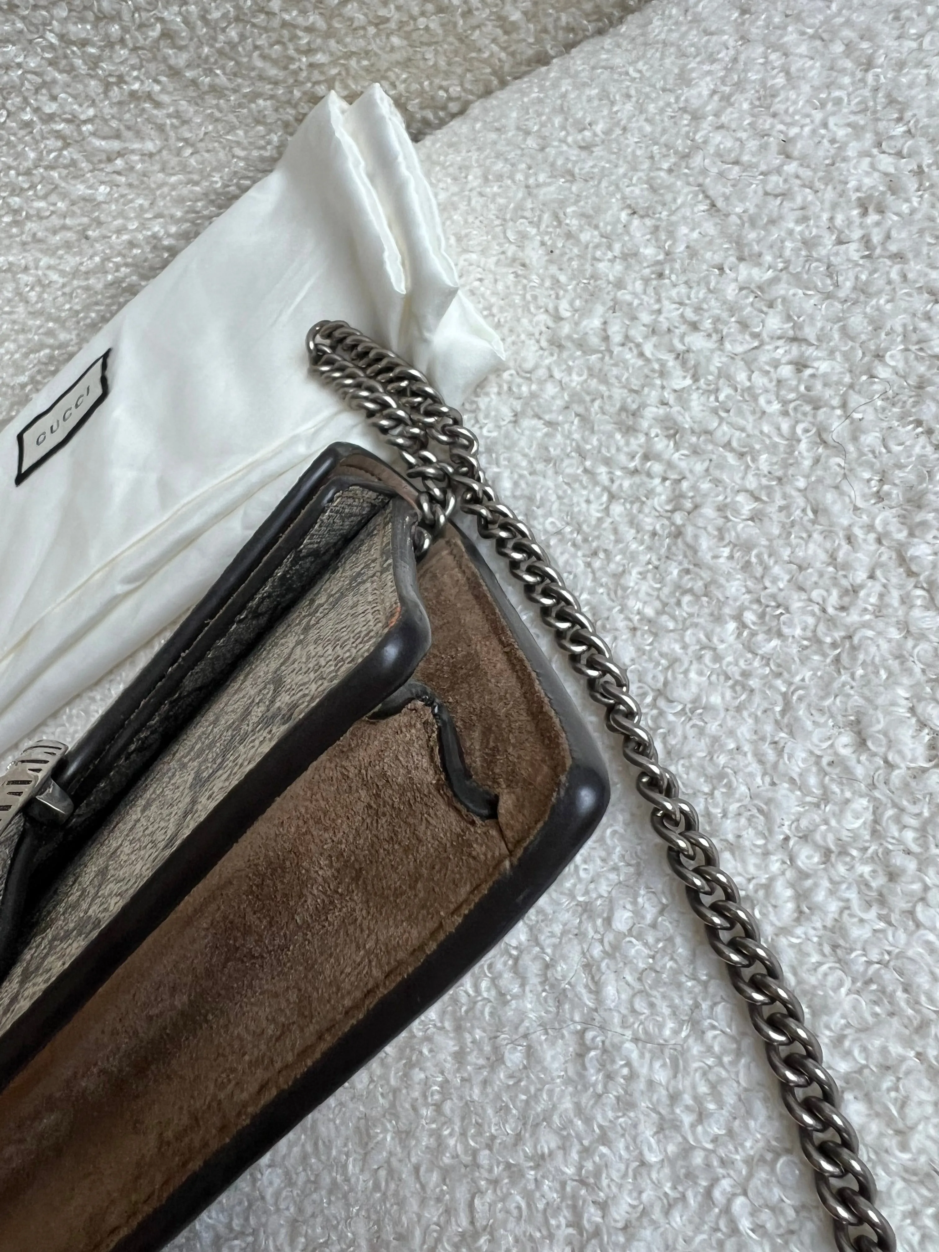 Gucci Dionysus GG Supreme Super Mini Shoulder Bag (RRP £835)