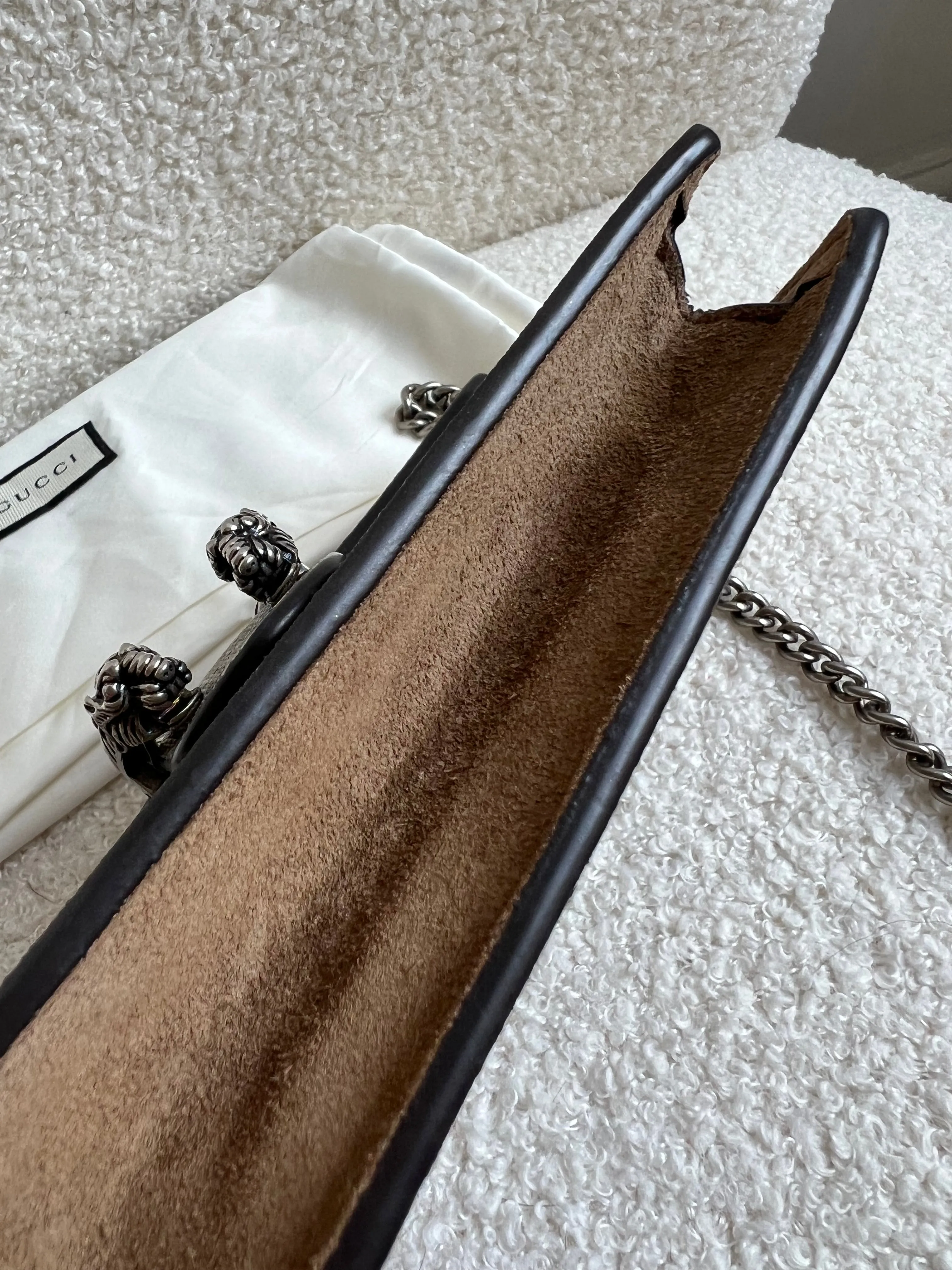 Gucci Dionysus GG Supreme Super Mini Shoulder Bag (RRP £835)