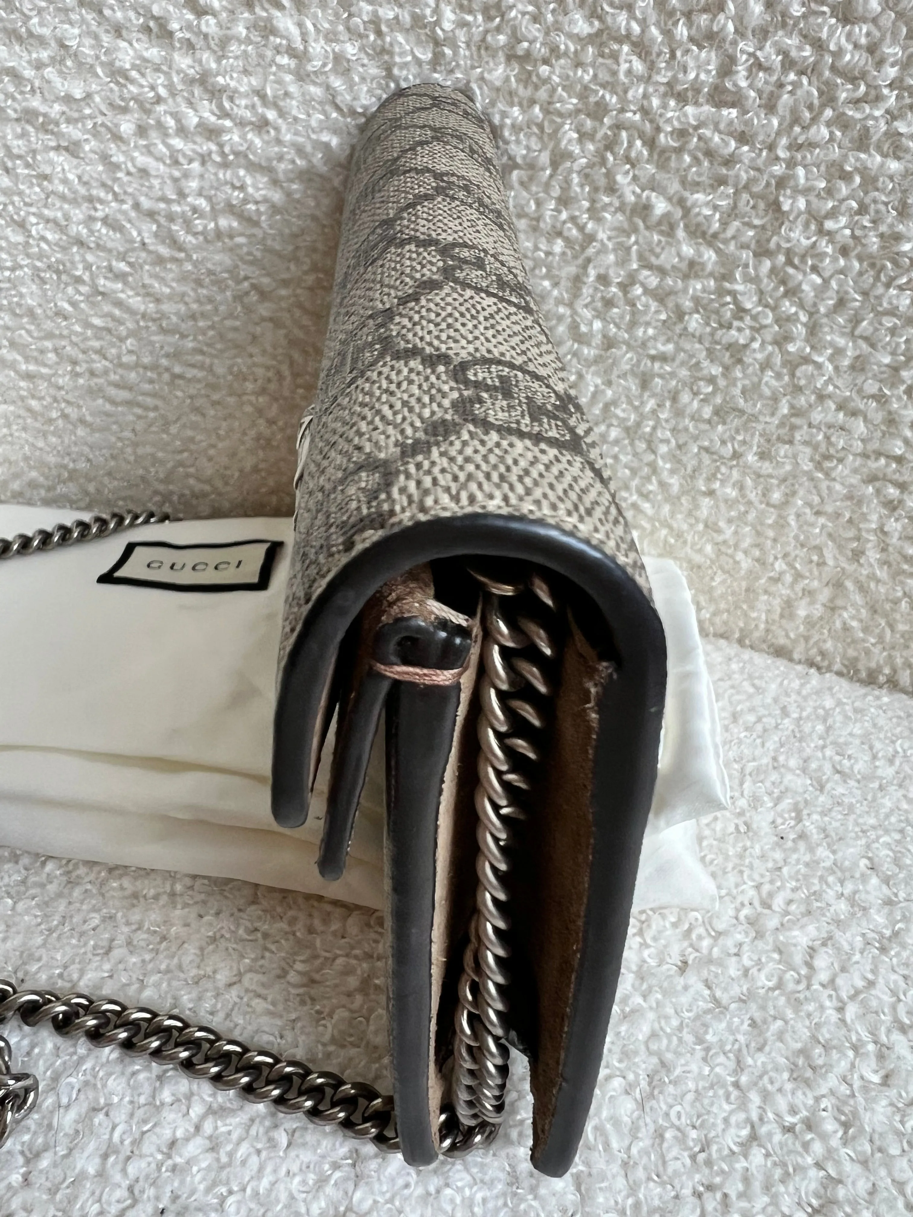 Gucci Dionysus GG Supreme Super Mini Shoulder Bag (RRP £835)