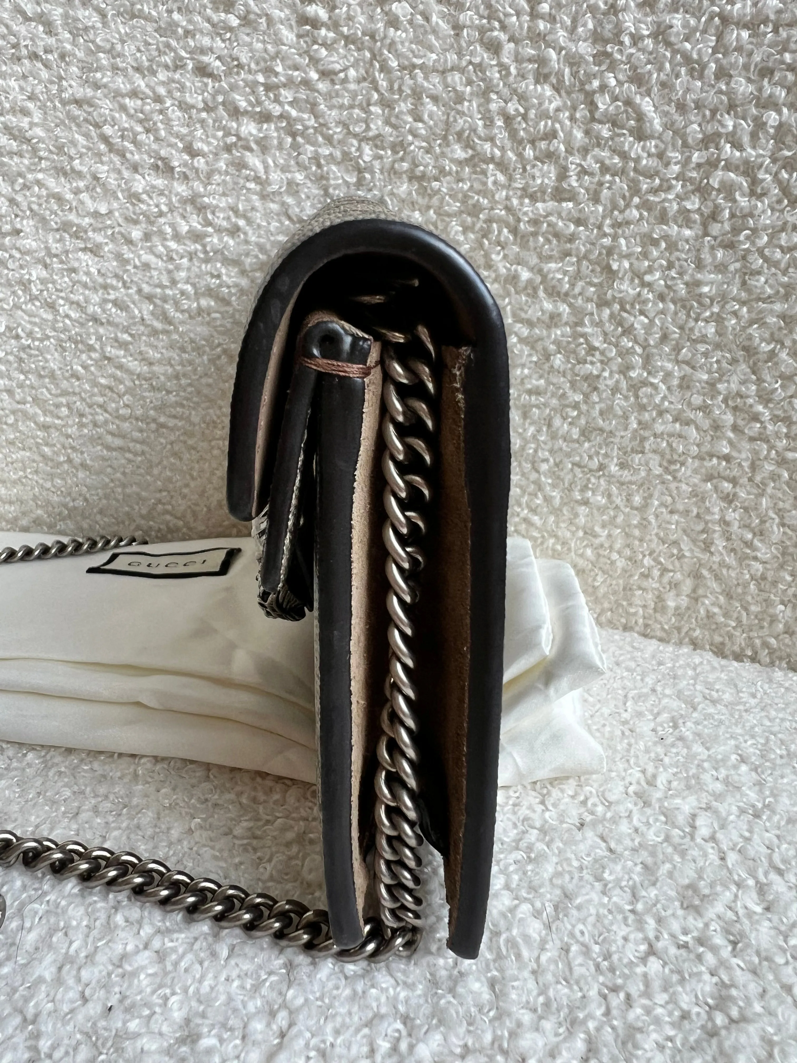 Gucci Dionysus GG Supreme Super Mini Shoulder Bag (RRP £835)