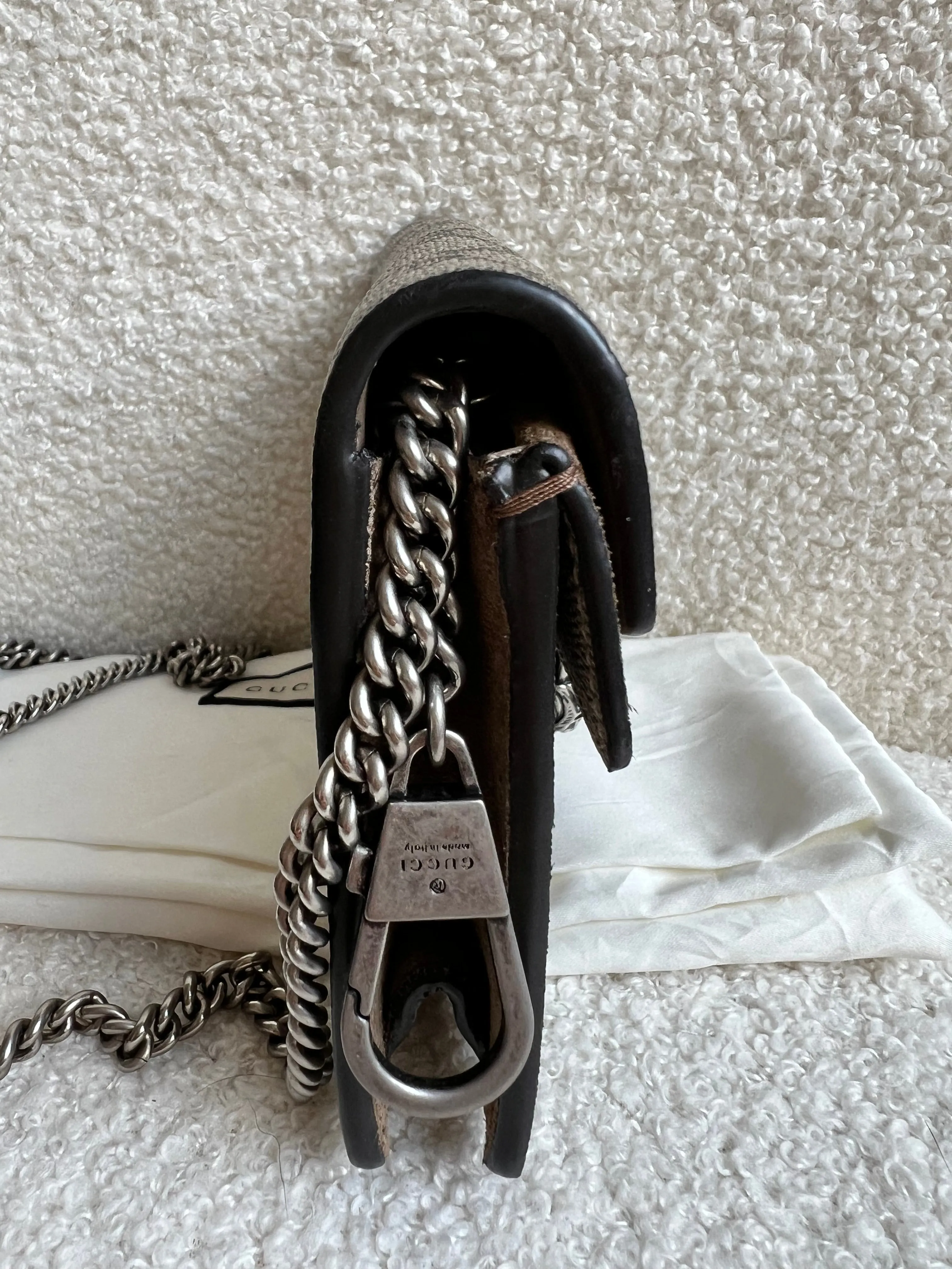 Gucci Dionysus GG Supreme Super Mini Shoulder Bag (RRP £835)