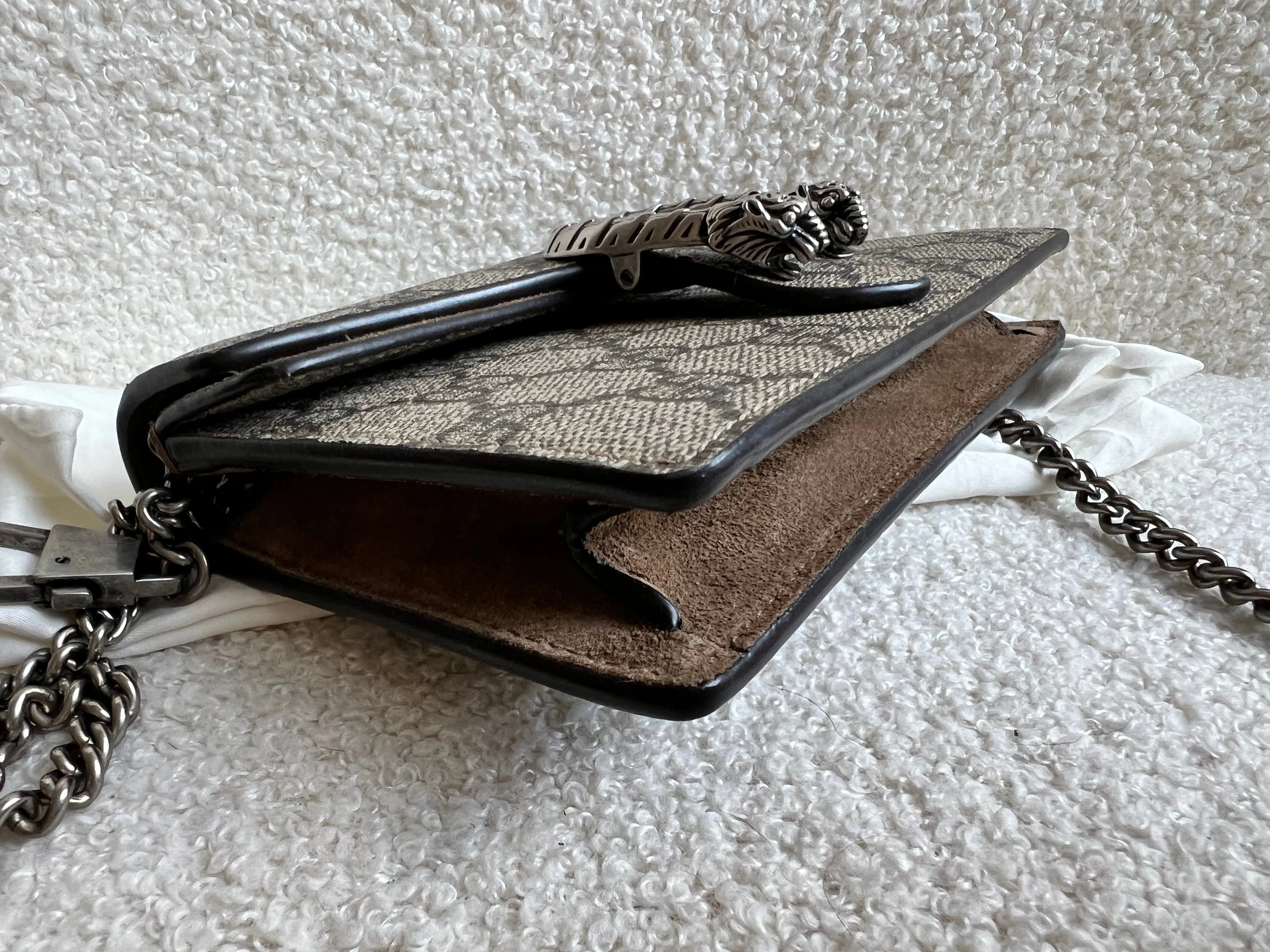 Gucci Dionysus GG Supreme Super Mini Shoulder Bag (RRP £835)