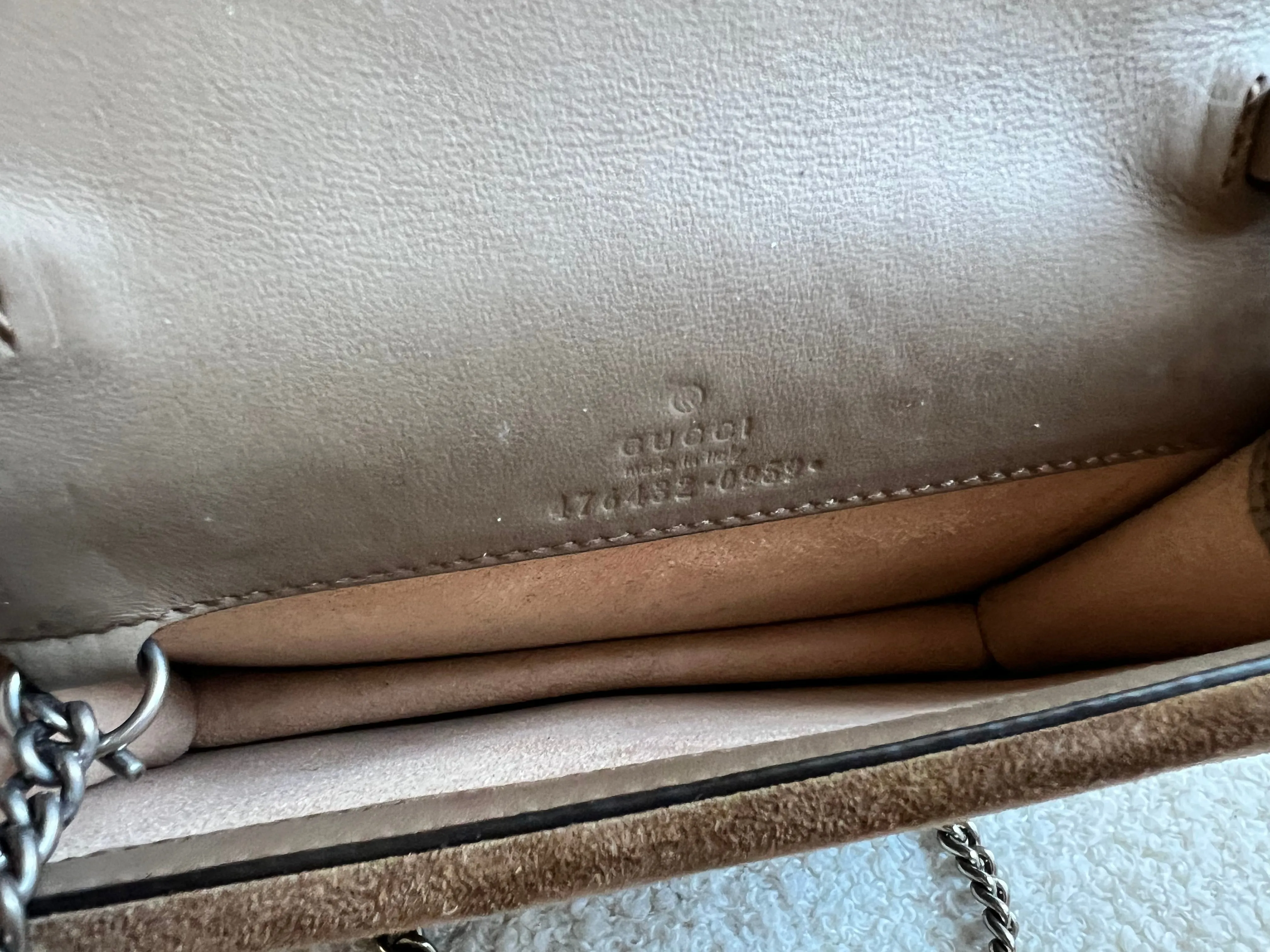 Gucci Dionysus GG Supreme Super Mini Shoulder Bag (RRP £835)