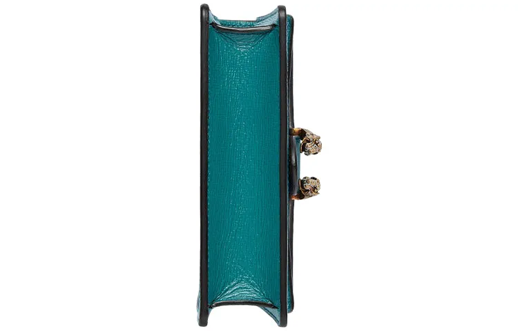 GUCCI Dionysus Single-Shoulder Bag Super Mini Blue/Green 476432-18YQX-9278