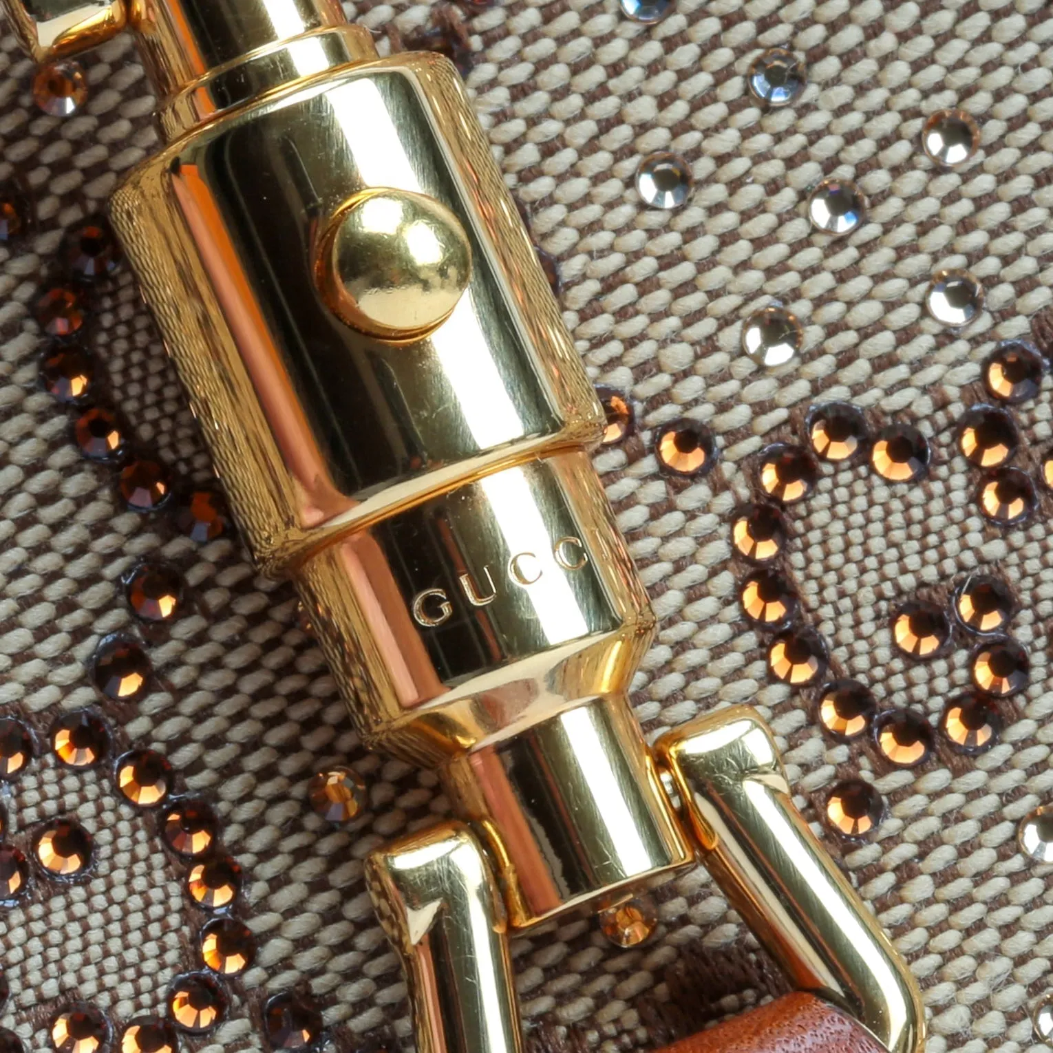 GUCCI Jackie 1961 Crystal GG Mini