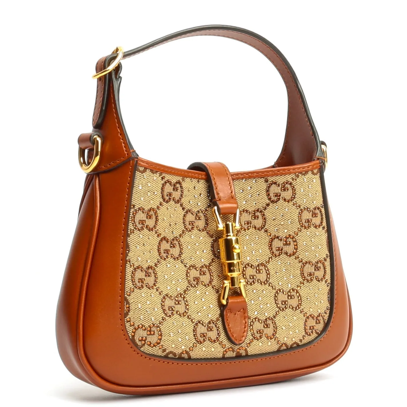 GUCCI Jackie 1961 Crystal GG Mini