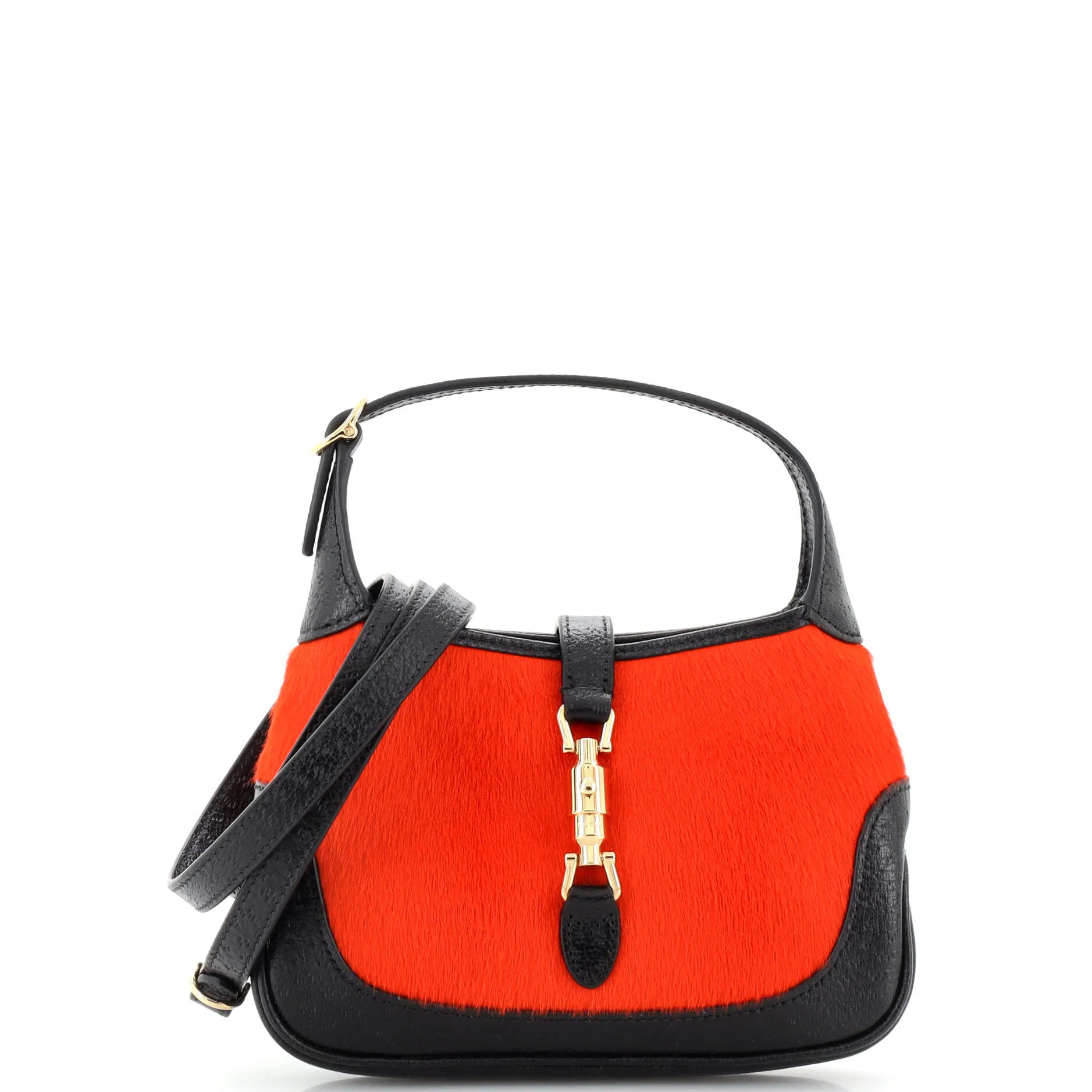 GUCCI Jackie 1961 Hobo Calf Hair Mini