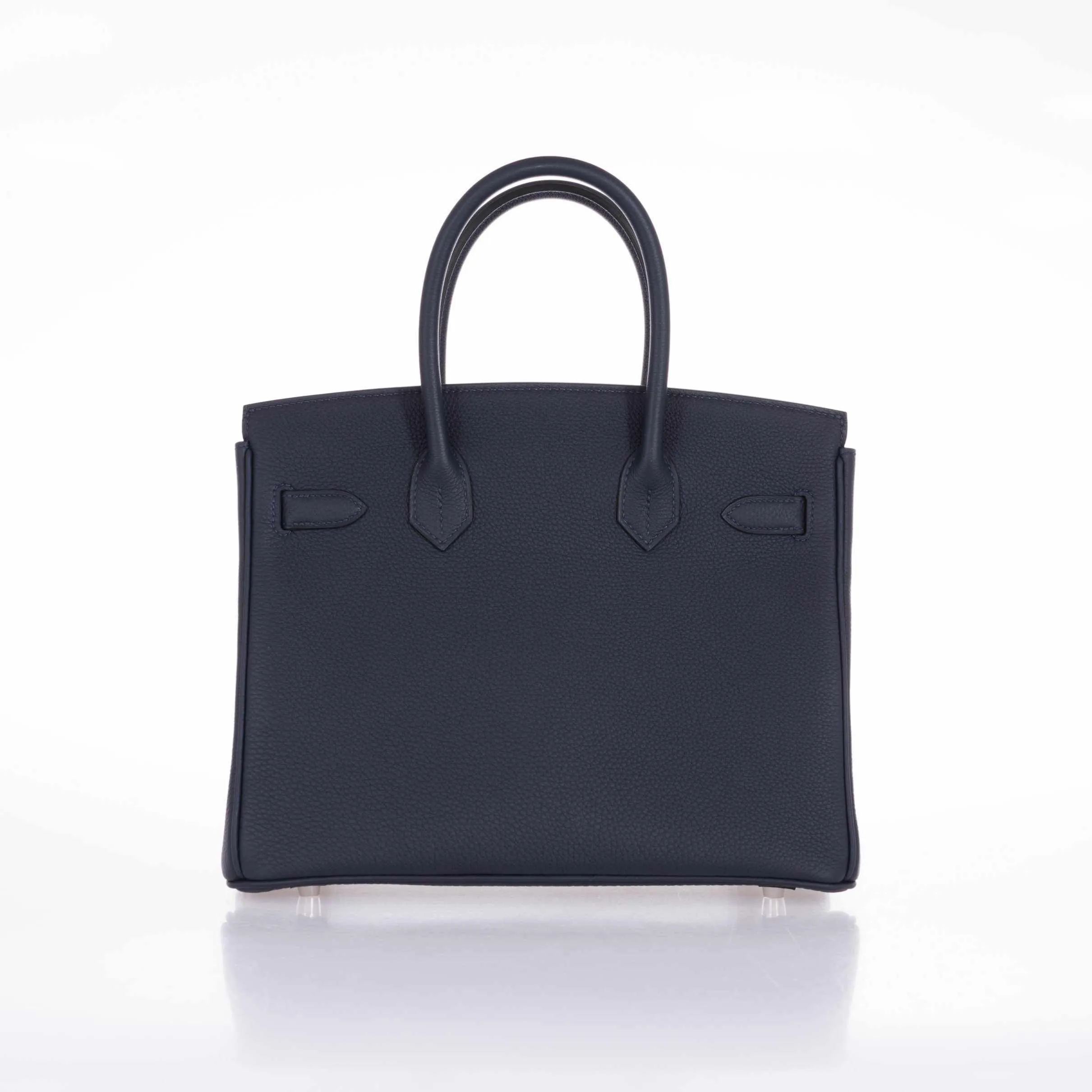 Hermes Birkin 30 Blue Nuit Togo Palladium Hardware