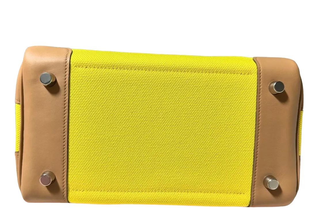 Hermès Birkin 25 Cargo Jaune Citron Chai