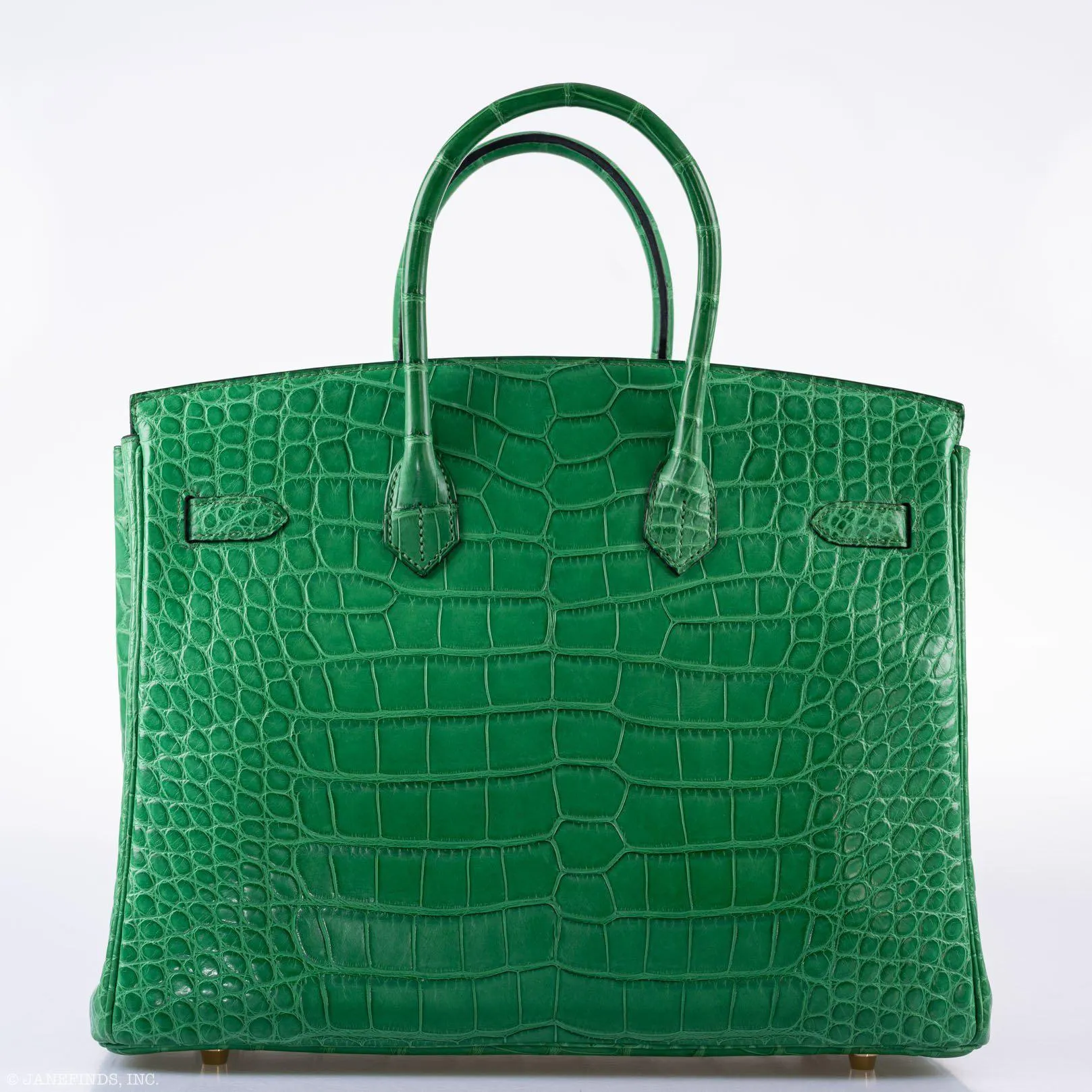 Hermès Birkin 35 Cactus Matte Alligator Gold Hardware