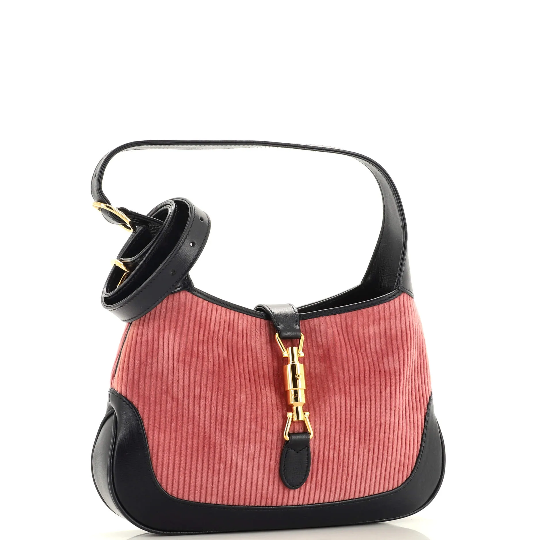 Jackie 1961 Hobo Corduroy with Leather Small