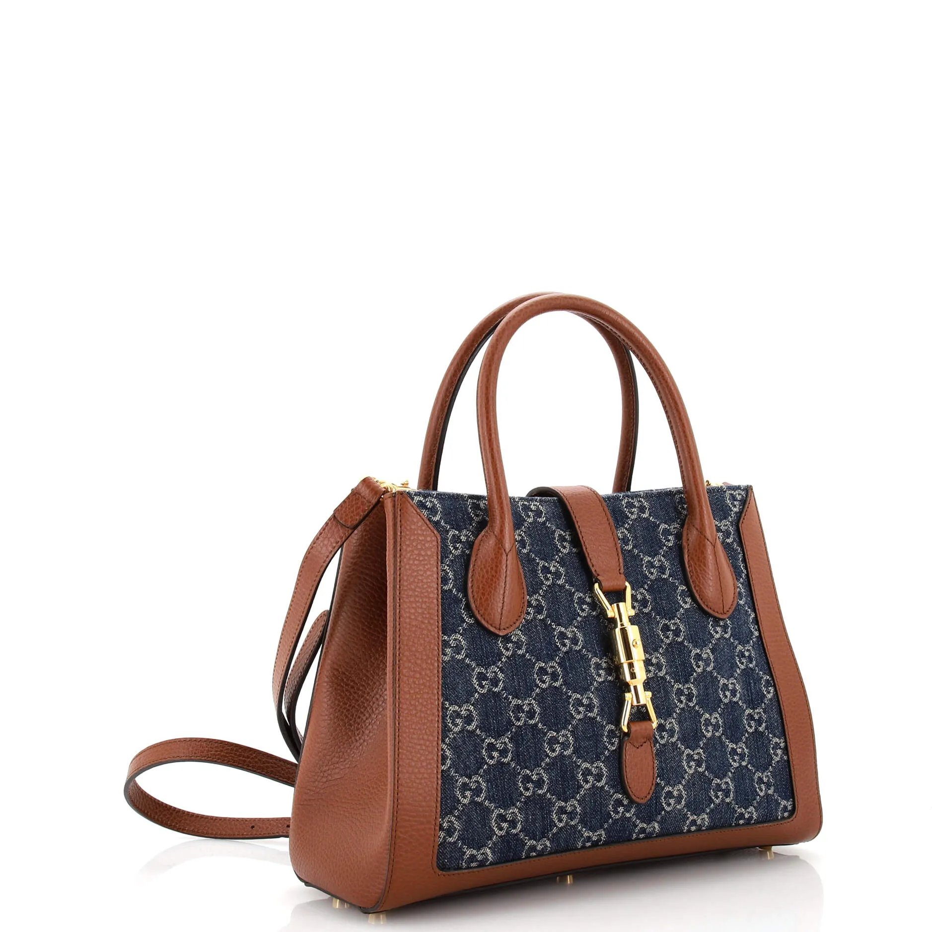 Jackie 1961 Tote GG Denim and Leather Medium