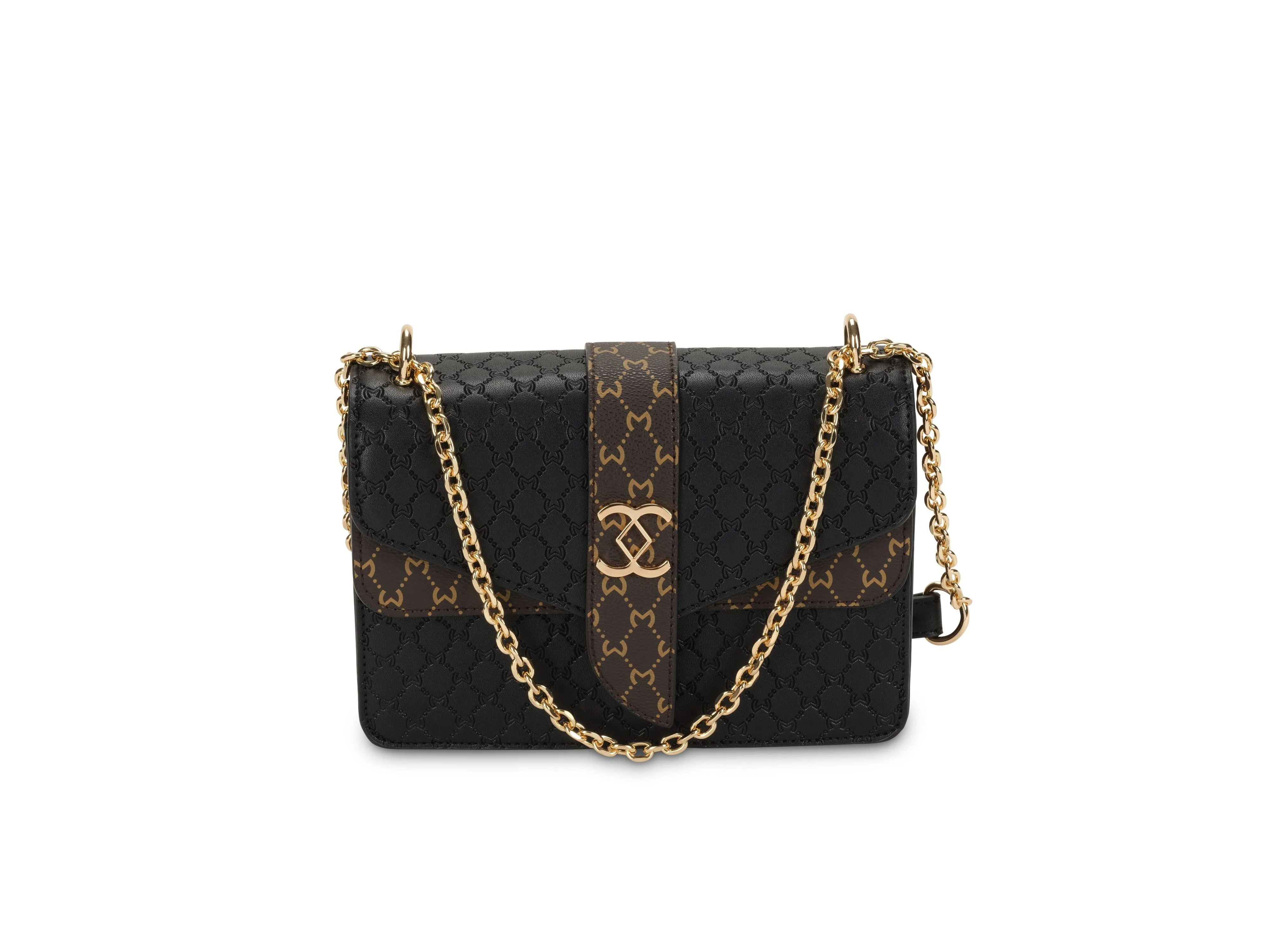 JOHANNA SATCHEL BAG - BLACK