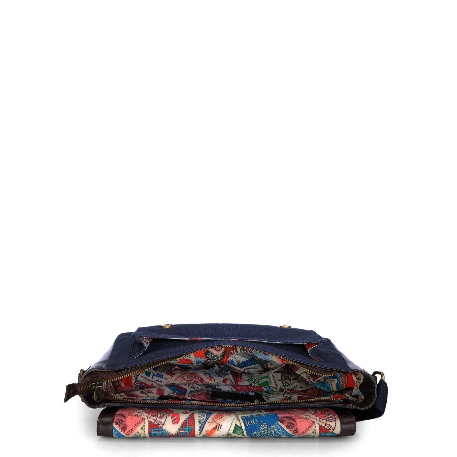 Leather Messenger Bag - PR1112