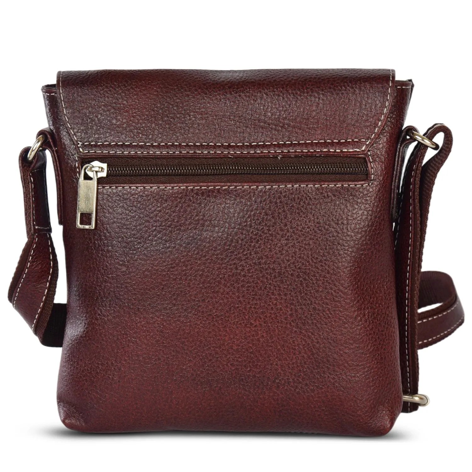 LEATHER SLING BAG 998908 (BROWN)