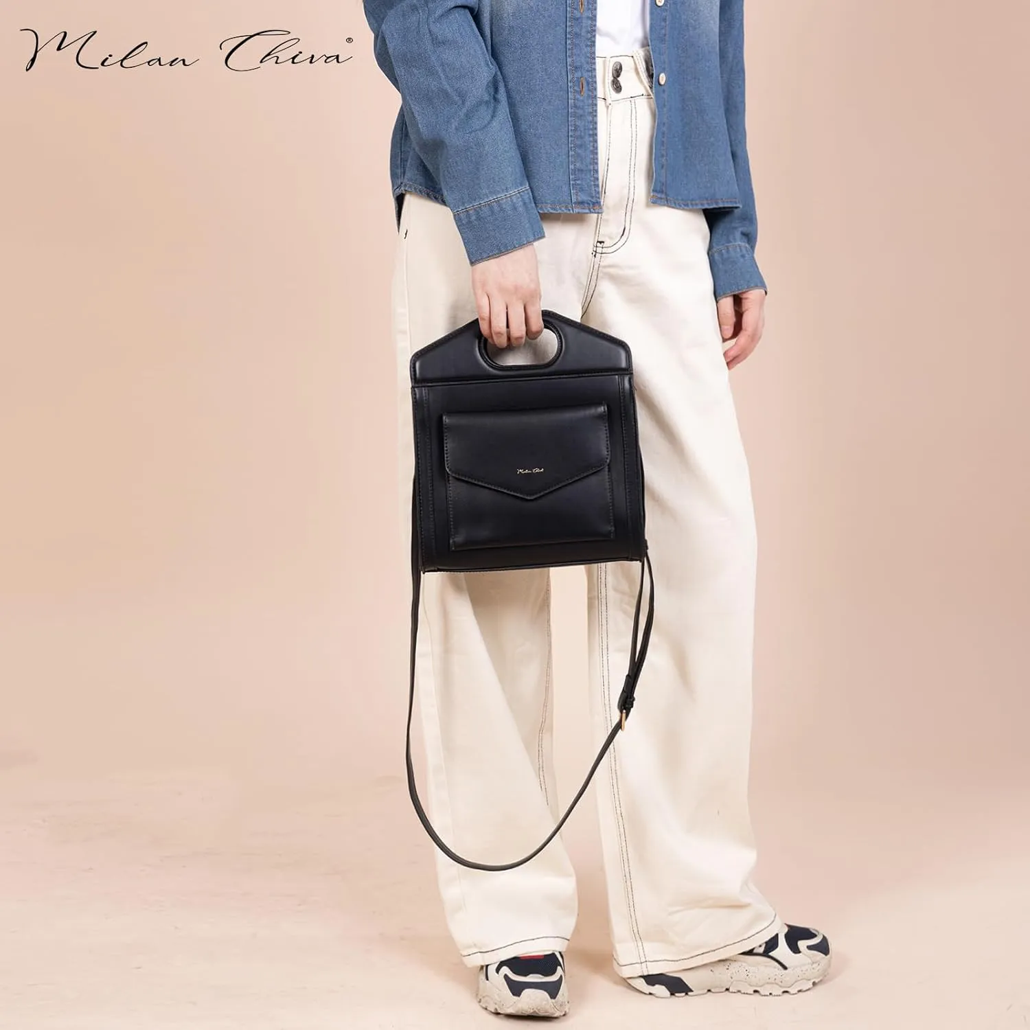 Milan Chiva Crossbody Purses for Women Vintage Mini Satchel Pocket Tote Bag